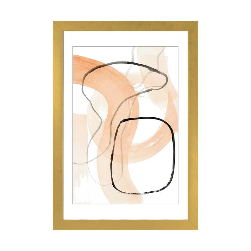 iCanvas "Thoroughfares II" by Lanie Loreth - Gold - 32x24x1