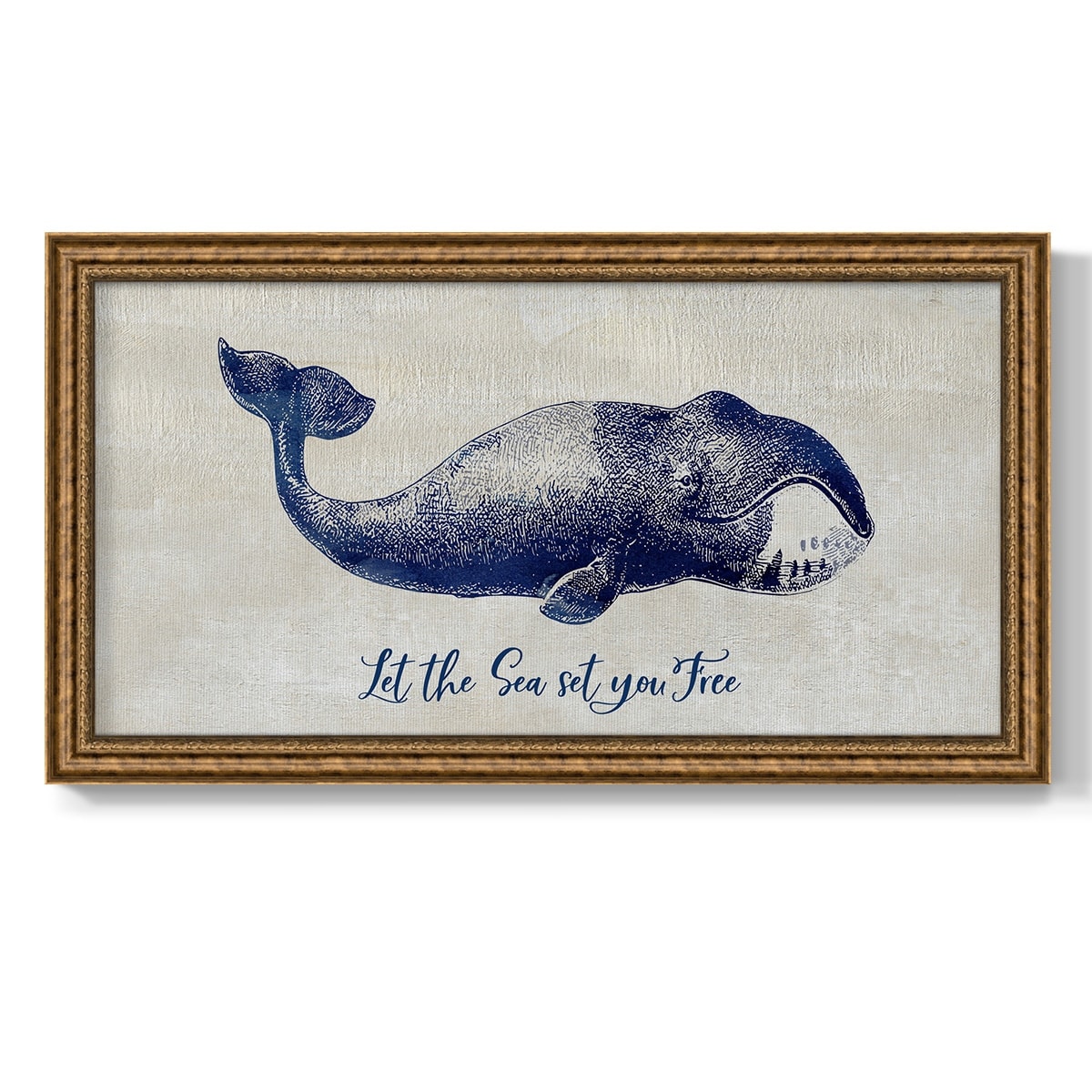 Let The Sea Set You Free Premium Framed Canvas- Ready to Hang