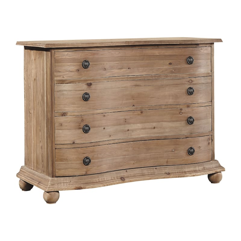 Palm Harbor 49-inch Reclaimed Pine Bowfront Chest of Drawers