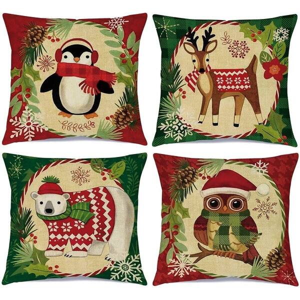 https://ak1.ostkcdn.com/images/products/is/images/direct/f1056869fe6ef1fd131d0255469635624d73ee03/Christmas-Pillow-Covers-Holiday-Decor-18x18-inch-Set-of-4-Winter-Animals-Decorative-Throw-Pillow-Cases.jpg?impolicy=medium