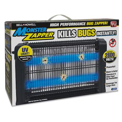 Bell Howell High Performance Monster Pest Insect Zapper - Black