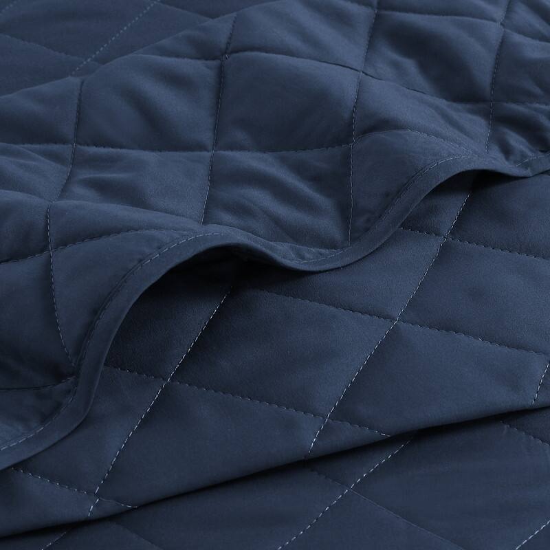 Modern Ultra Soft Microfiber Traditional Diamond Quilting Coverlet Quilt Set