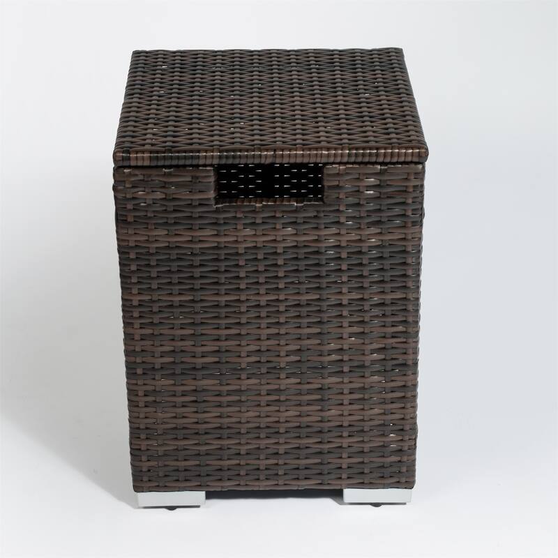 Outdoor Wicker Gas Cylinder Cover, Rattan Propane Tank Cover Gas Bottle Cover