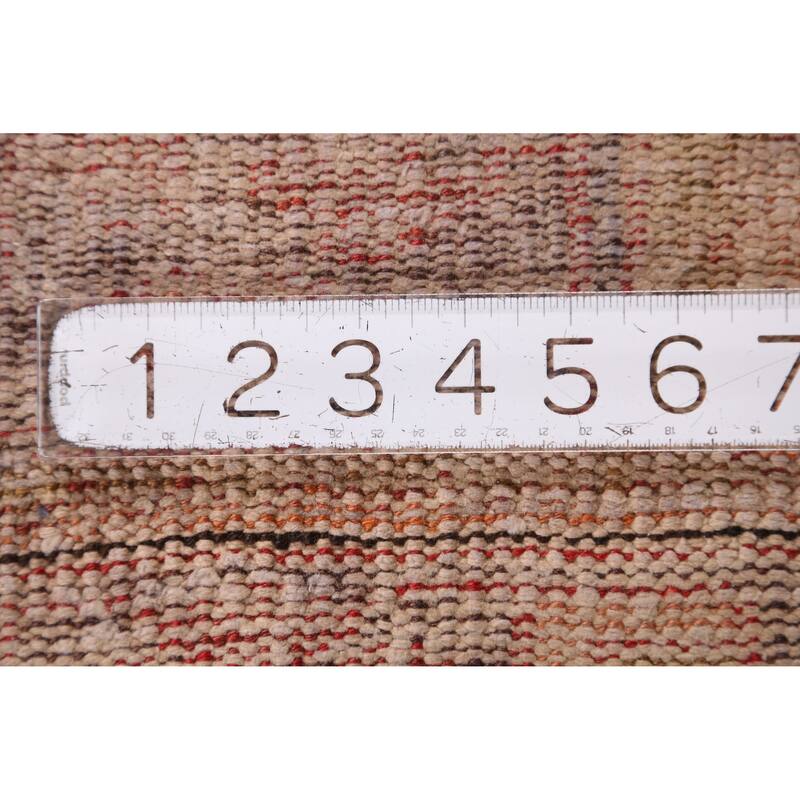 Hand Knotted Oriental 100% Wool Carpet Traditional Geometric Red Hamedan Area Rug - 6' 4'' X 4' 0''