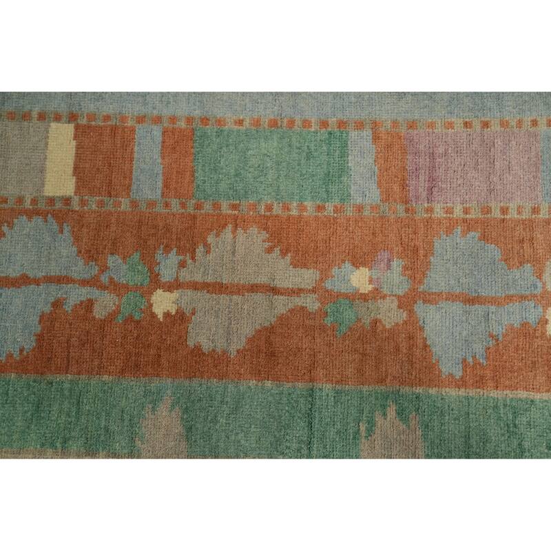 Vegetable Dye Gabbeh Turkish Area Rug Handmade Carpet - 9' 1'' X 6' 0''