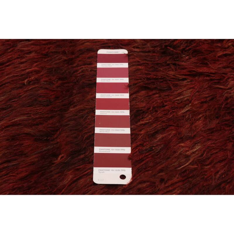 ECARPETGALLERY Hand-knotted Marrakech Red Wool Rug - 4'0 x 5'9