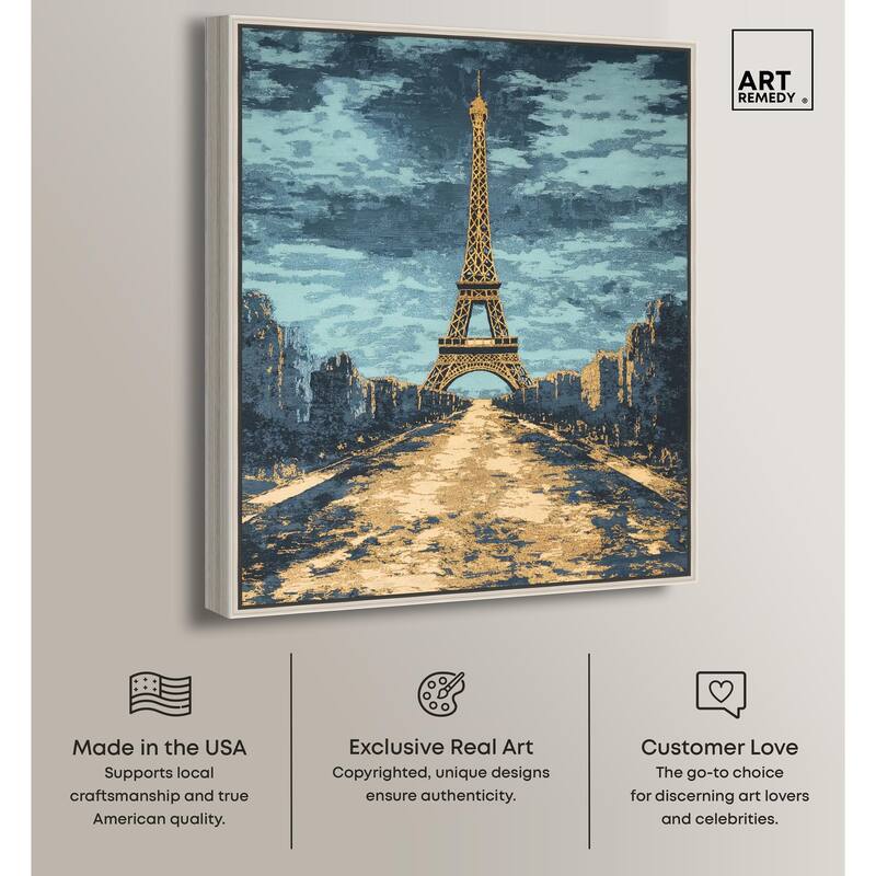 Textured Paris Embroidery Canvas by Art Remedy