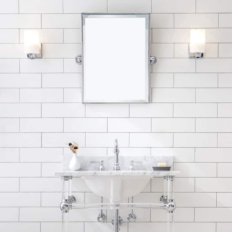 Metal Retangular Mirror 18" X 24"