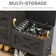 preview thumbnail 36 of 35, Moasis Farmhouse Shoe Storage Cabinet with 2 Flip Drawers for 16 Pairs Entryway Shoe Storage with Shoe Bench