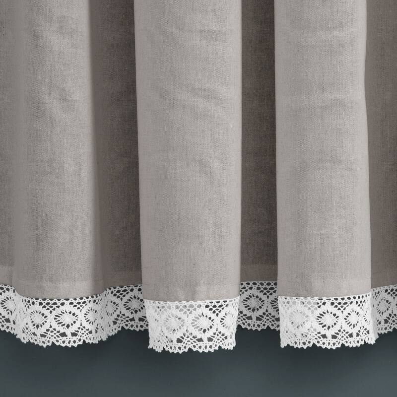 The Gray Barn Kind Koala Vintage Farmhouse Light Filtering Curtain Panel Pair