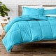 preview thumbnail 74 of 92, Bare Home Hypoallergenic Down Alternative Comforter Set Queen - Aqua