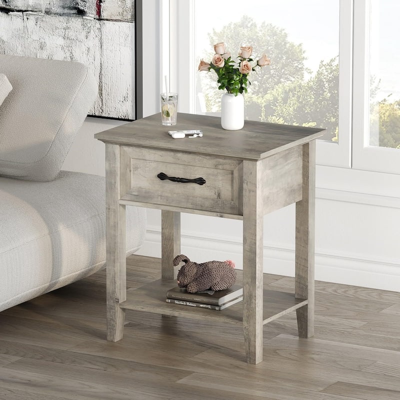 Grey Nightstands 1pck/2pck