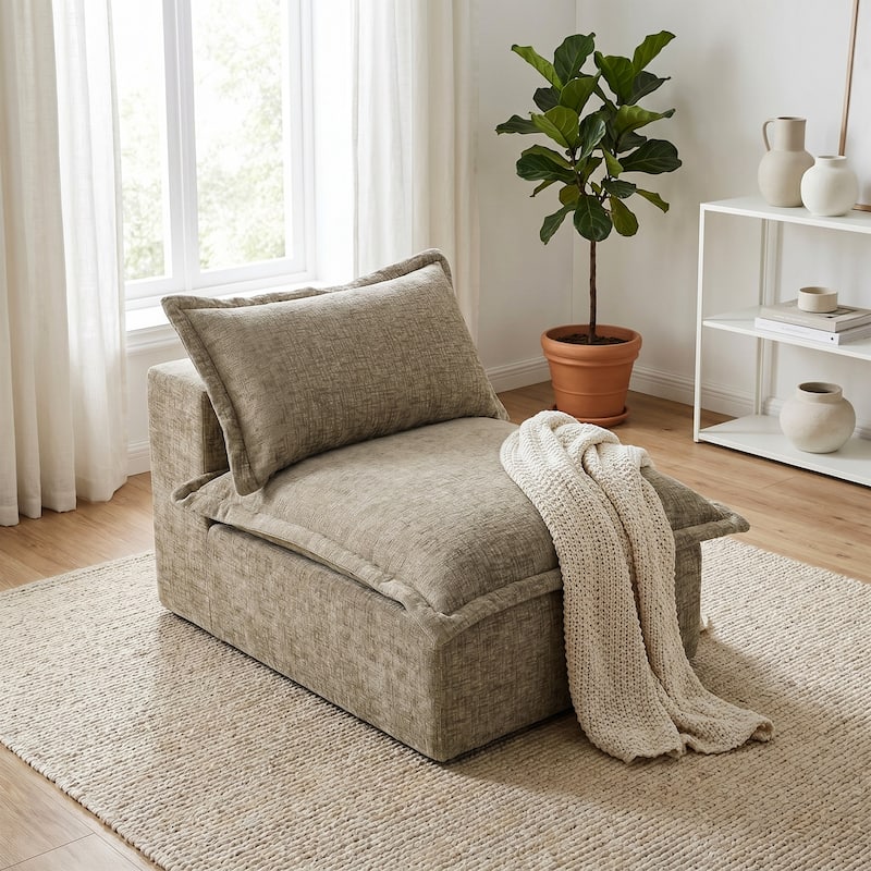 Comfy Cloud Couch Plush Modular Sectional Sofa For Living Room