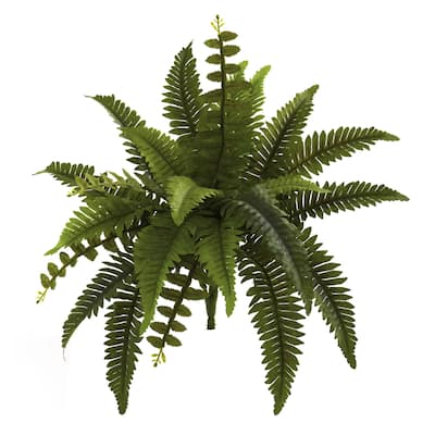 Artificial Plant with Planter Classic Comfort Red Bloom Tower Home Decor Indoor - Green - 14