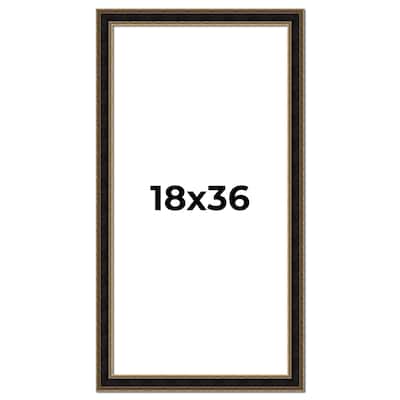 18x36 Frame Gold Antique Vintage Sold Wood Picture Frame | 1.75 Inch