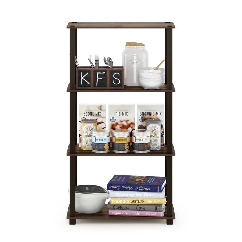 Furinno Turn-S-tube 4-tier Multipurpose Bookshelf