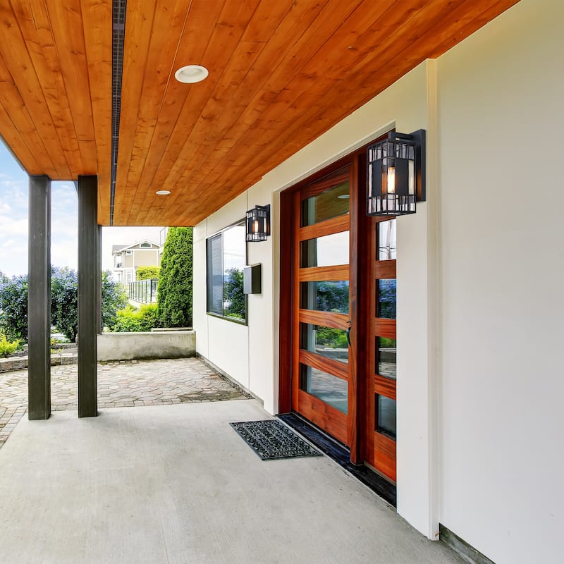 Designers Fountain D351M-14EW Edgehill 14" Tall Outdoor Wall Sconce