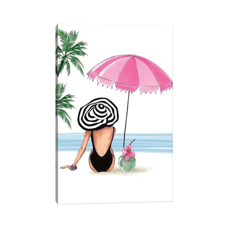 iCanvas "On The Beach" by LaLana Arts Canvas Print
