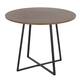 Option Walnut Wood/Black Metal