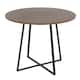 Option Walnut Wood/Black Metal