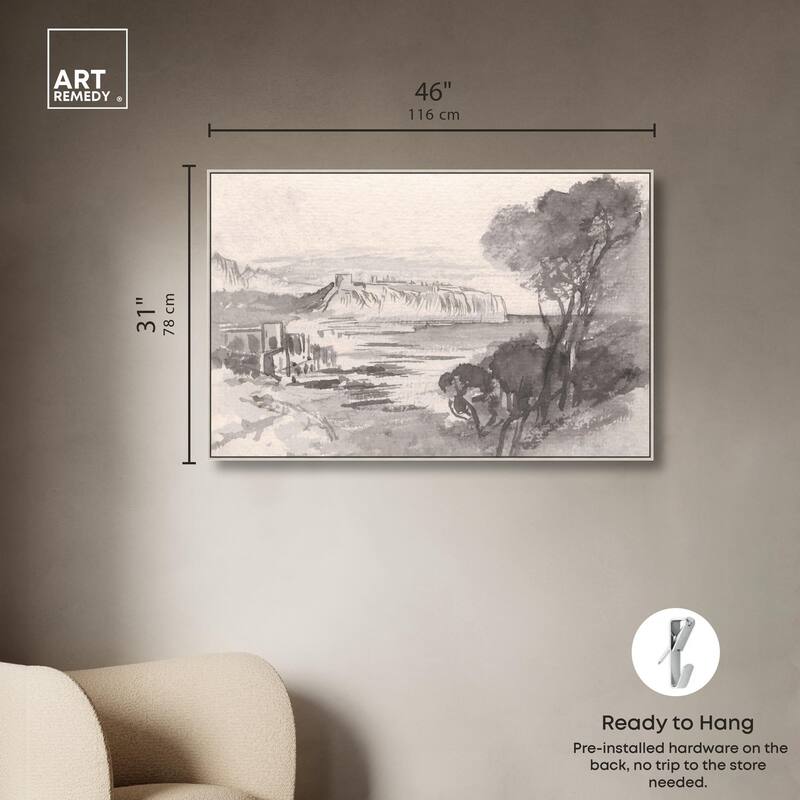 View across a Monaco Canvas by Art Remedy