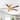 52" Gold Mesh Reversible 5-Blade LED Ceiling Fan with Remote