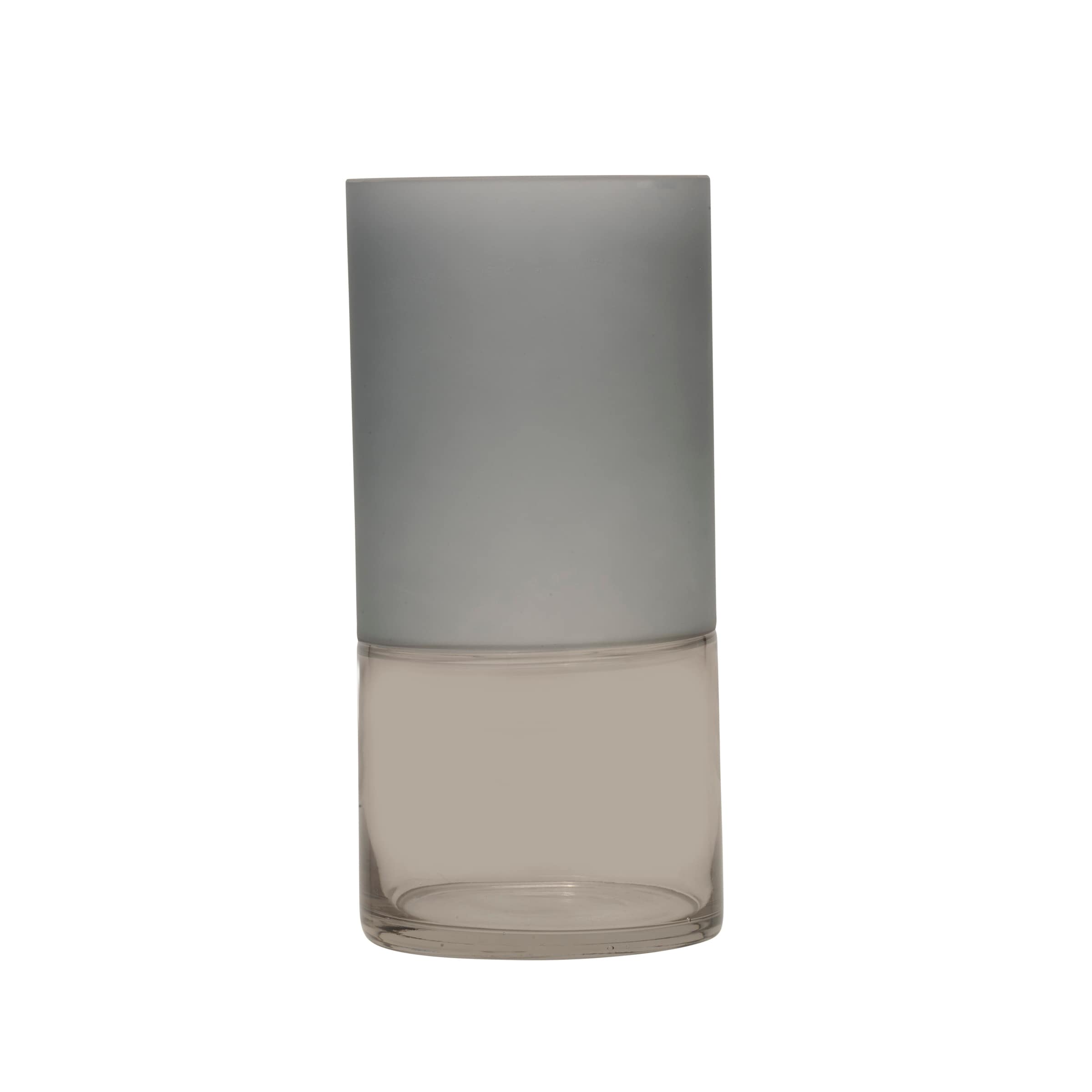 Elements Clear Glass Cylinder Vase, 10 Inch