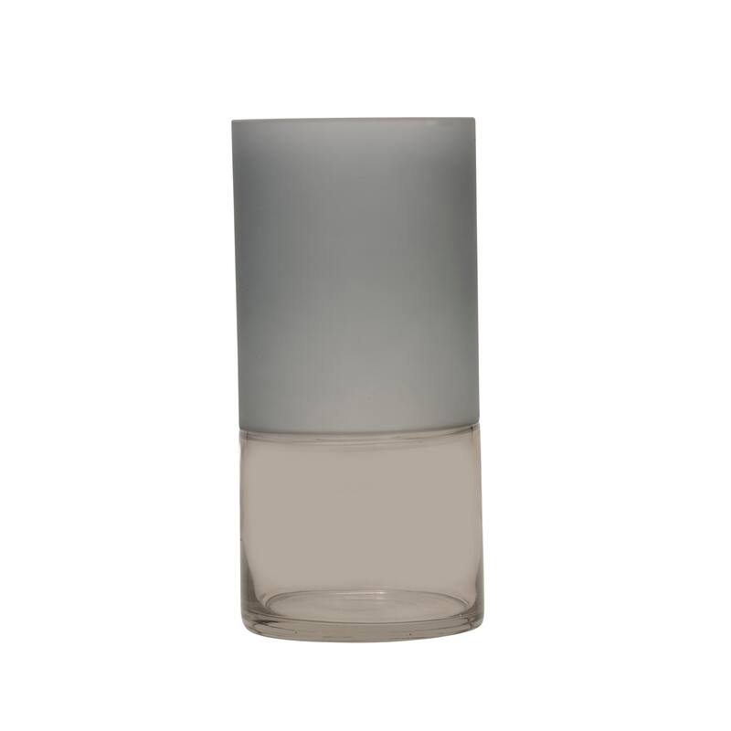 Elements Clear Glass Cylinder Vase, 10 Inch