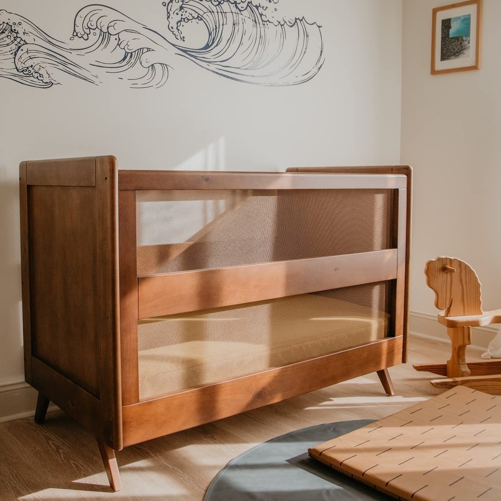 Mid century deals modern cribs