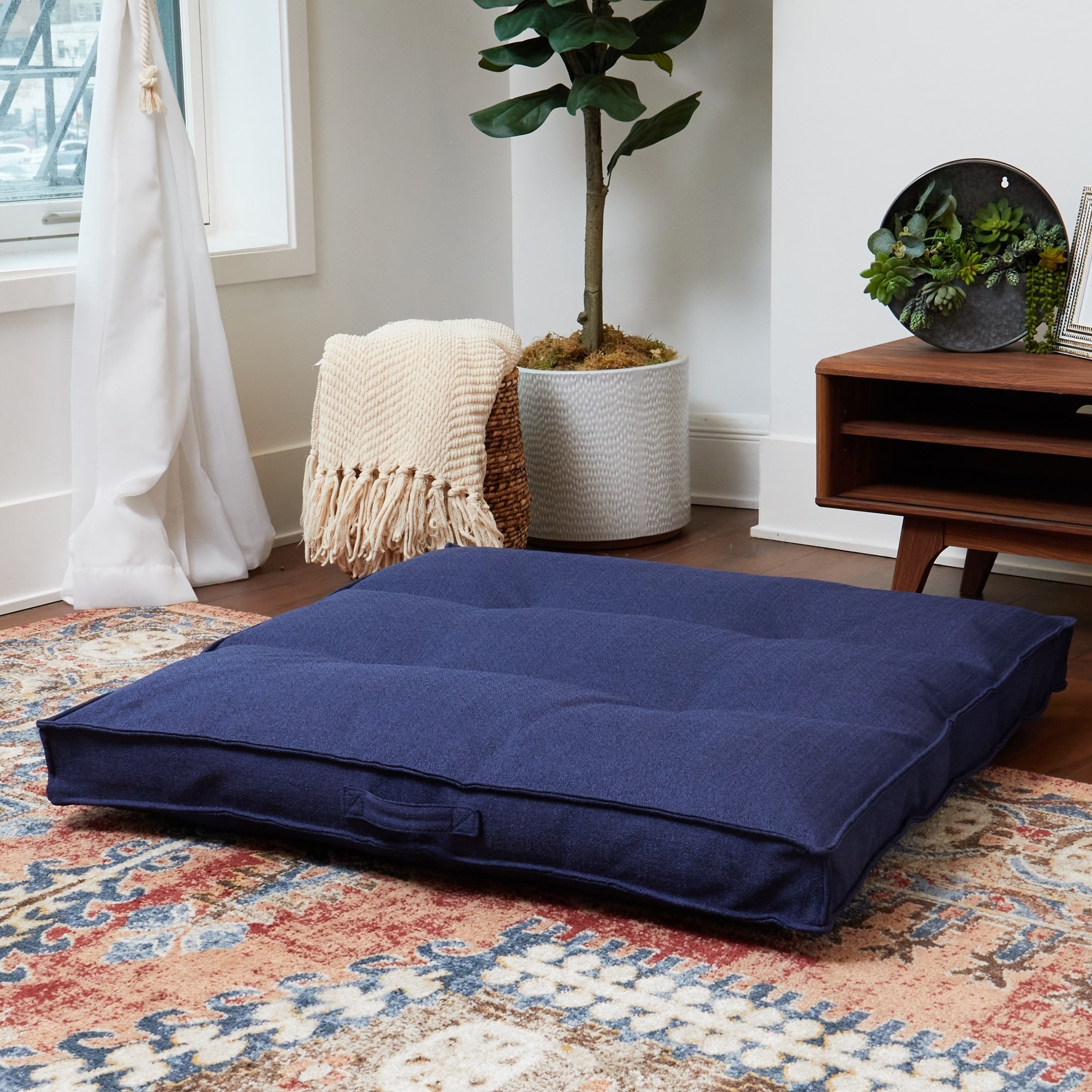 Jumbo Square Tufted Floor Pillow