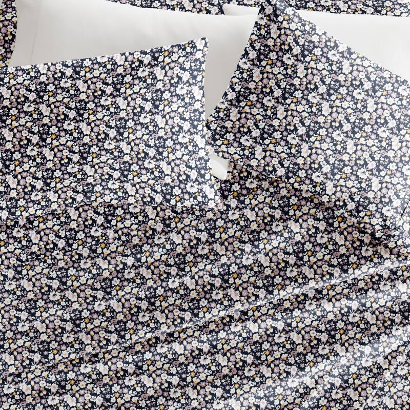 Delicate Blossoms Patterned Ultra-Soft Bed Sheet Sets