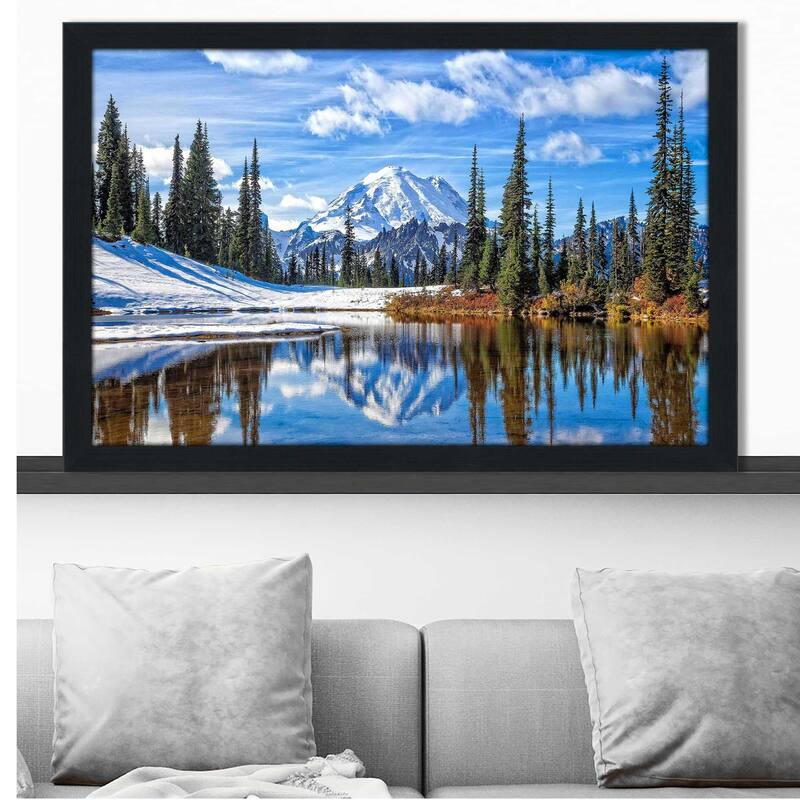 "Mt. Rainier Vista" by Michael Broom Print on Acrylic