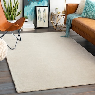Alise Handmade Nylon Solid Area Rug