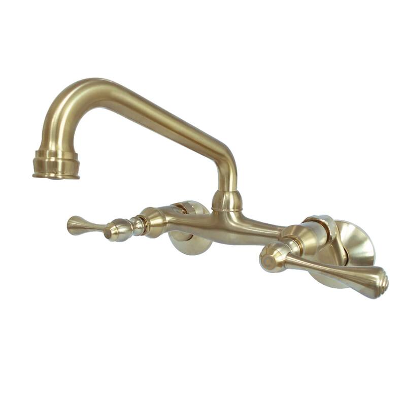 Kingston Brass Kingston 1.8 GPM Wall Mounted Bridge Kitchen Faucet