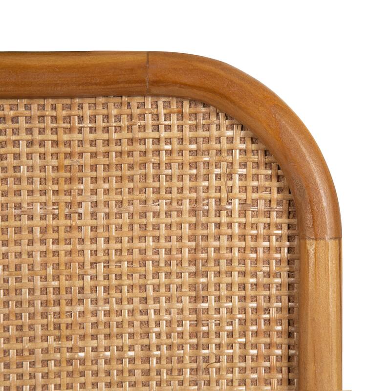 Kate and Laurel Planche Rattan Wall Pinboard