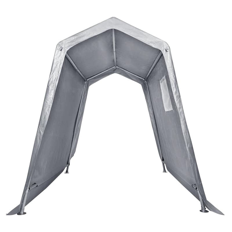 Heavy Duty Outdoor Storage Shelter Portable Garage Tent with Windows
