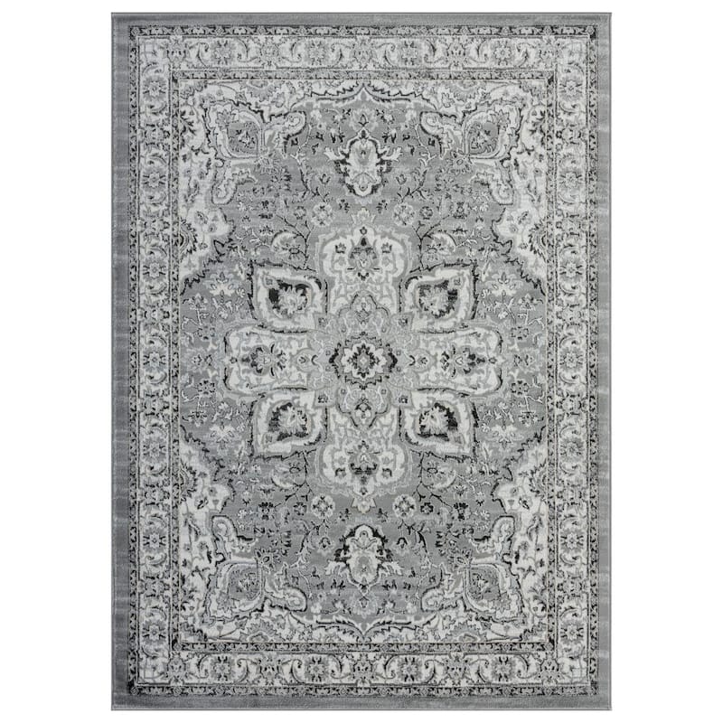 Luxe Weavers Oriental Medallion Floral Area Rug