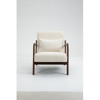 Mid Century Modern Accent Chair with Wood Frame - Bed Bath & Beyond ...