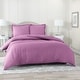 preview thumbnail 59 of 175, Nestl Ultra Soft Double Brushed Microfiber Duvet Cover Set with Button Closure