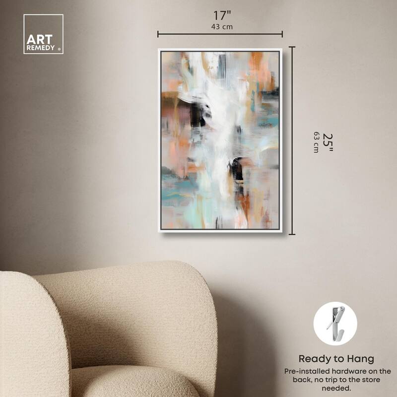 Gilded Mist Canvas by Art Remedy