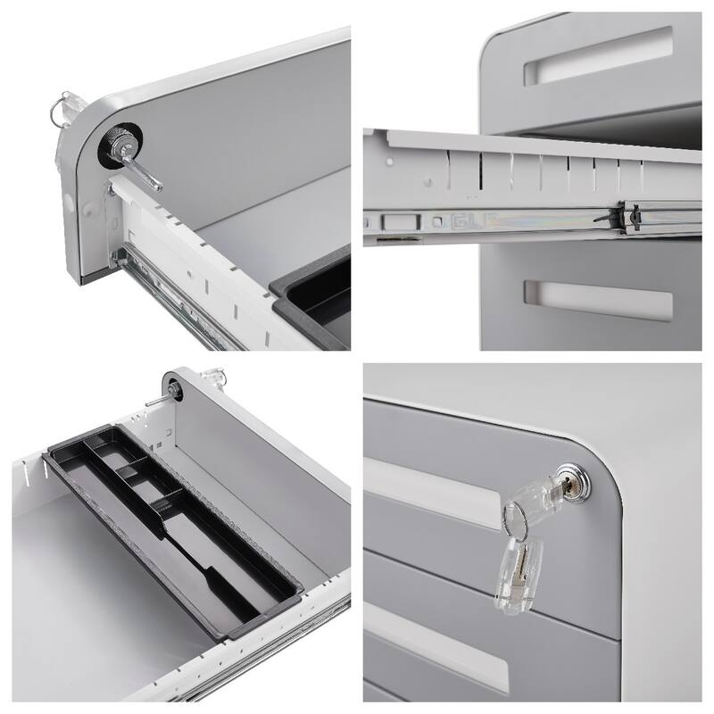 Mobile File Cabinet Under Desk Office,Versatile Storage Cabinet