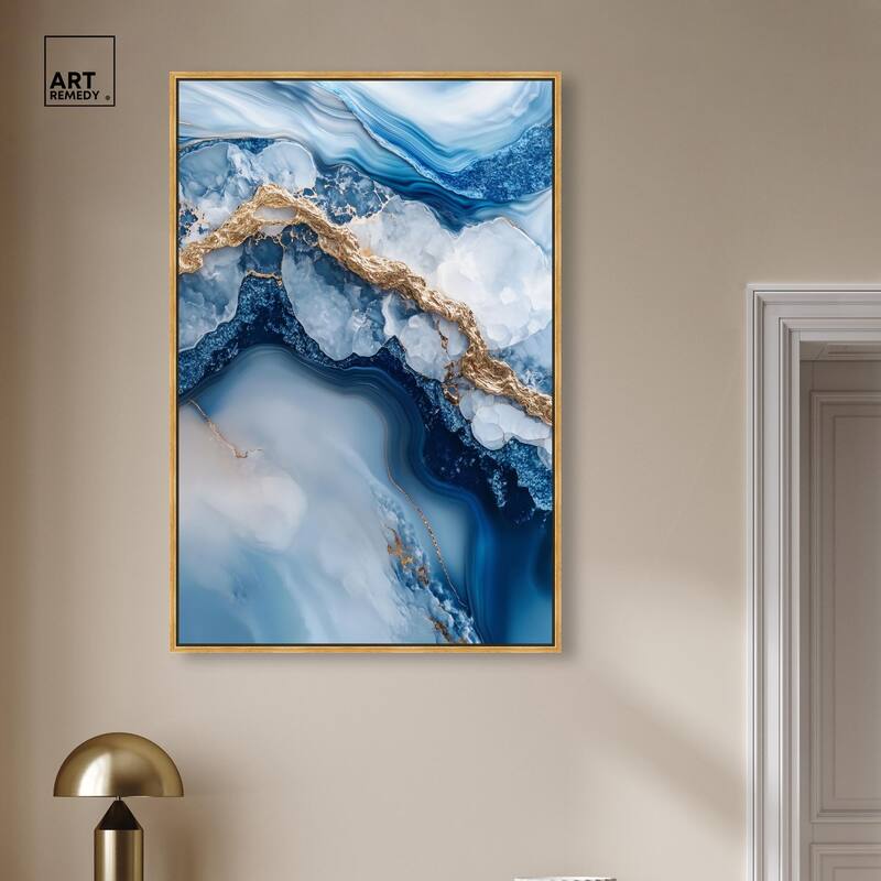 Molten Topaz II Canvas by Art Remedy