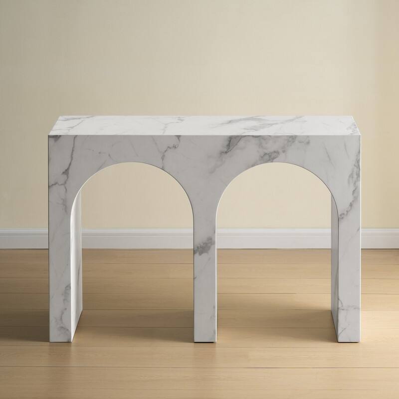 43" Marble Console Table