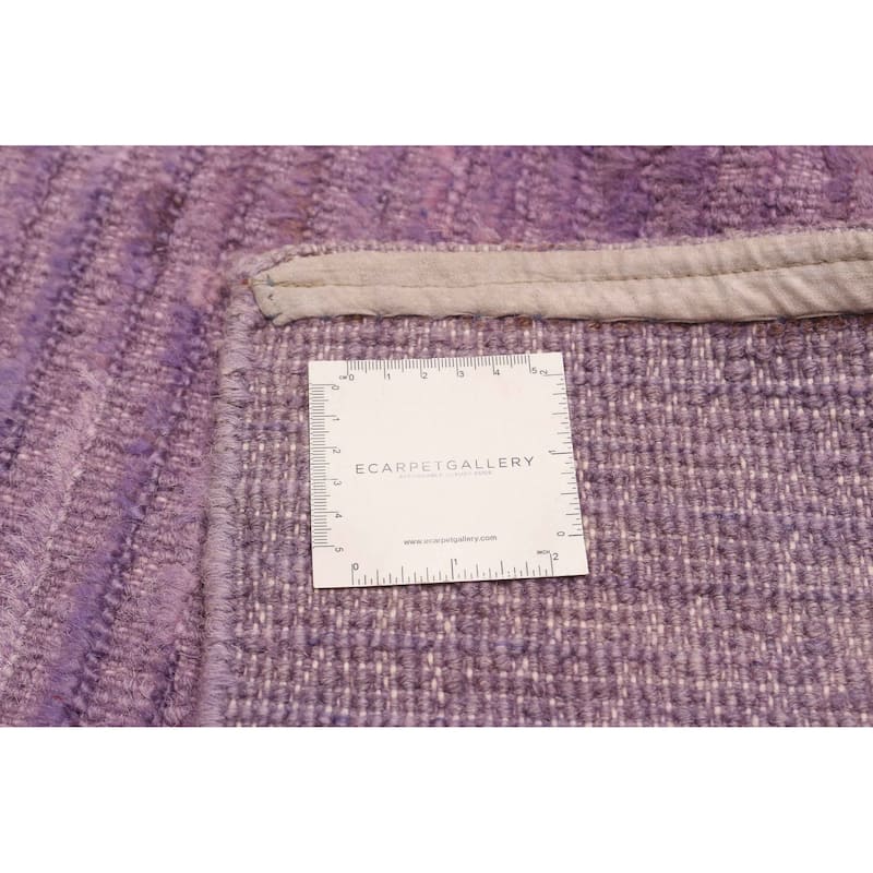 ECARPETGALLERY Hand-knotted Finest Peshawar Ziegler Violet Wool Rug - 10'11 x 13'1