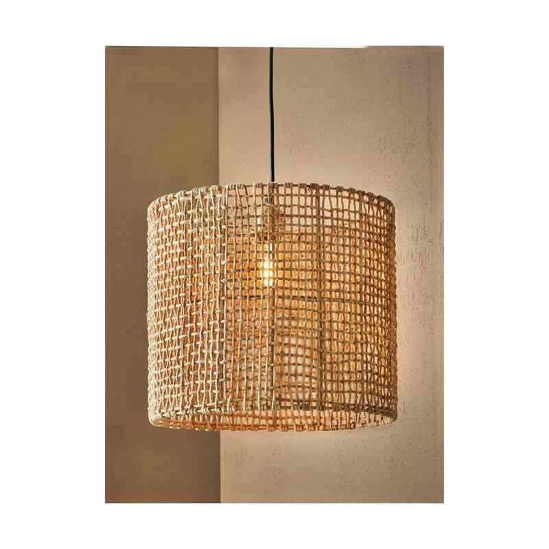 14" x 16" Jute Woven Pendant Light Shade