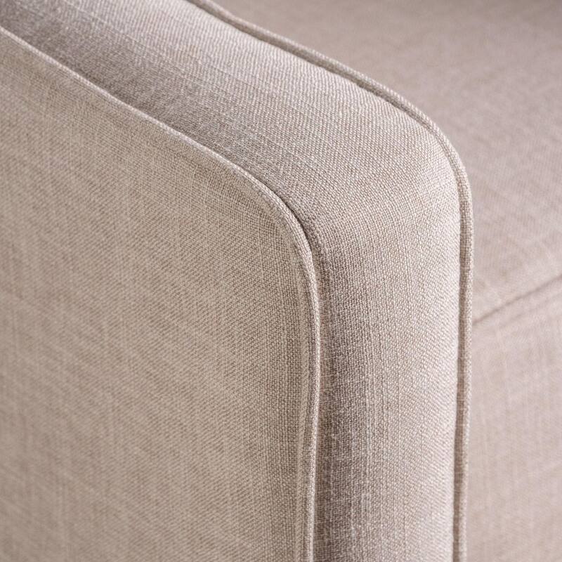 Mid-Century Modern Fabric Recliner Chair with Birch Legs by Christopher Knight Home