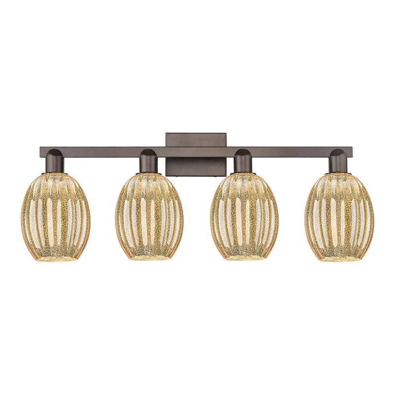 Innovations Lighting Downtown Urban - Preston - 4 Light 36" Bell Shade Bath Vanity Light
