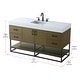 preview thumbnail 82 of 134, Lennox 48 - 60 Inch Single Bathroom Vanity