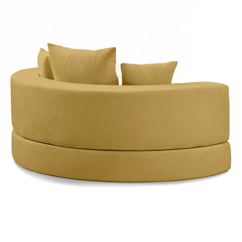 Convertible Sofa Couch Bed,Nulti-functional,Circular Bed,Adjustable Futon Sofa