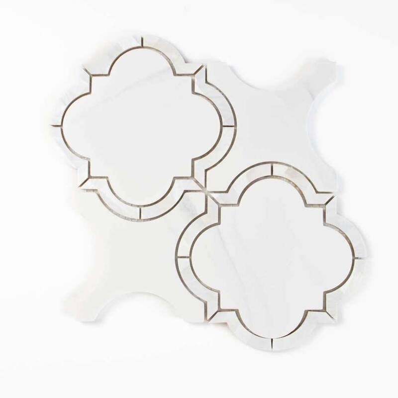 The Tile Life Delphi Pearl 12x12 Glass Backsplash Wall Tile